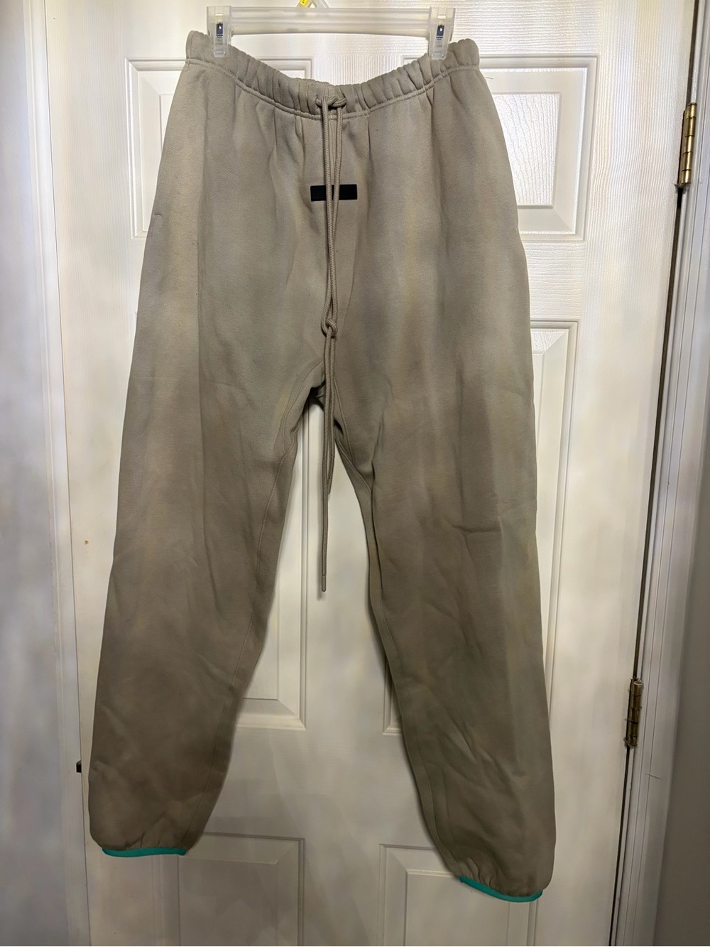 Fear of God Essentials Men's Beige Drawstring Sweatpants